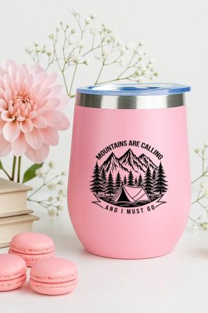 Adventurer Hiking Energetic Graphic 12oz Tumbler
