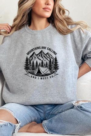 Adventurer Hiking Energetic Graphic Sweatshirt