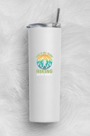 Adventurer Hiking Relaxed Graphic Skinny Tumbler 20oz