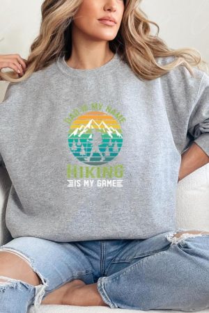 Adventurer Hiking Relaxed Graphic Sweatshirt