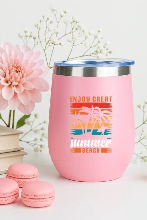 Adventurer Motorbike Joyful Graphic 12oz Tumbler