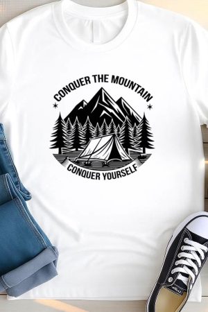 Adventurer Motorbike Peaceful Graphic T Shirt