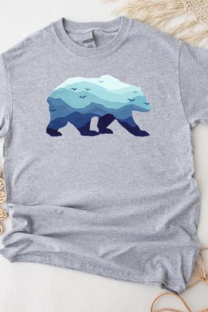 Bear Mountains Grizzly Hiking Camping T-Shirt