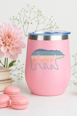 Bear Nature Hiking Hunting 12oz Tumbler