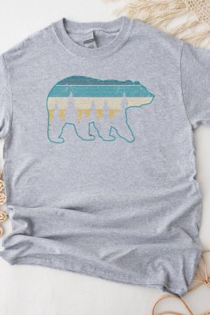 Bear Nature Hiking Hunting T-Shirt