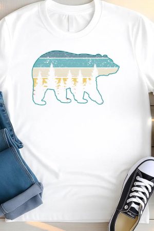 Bear Nature Hiking Hunting T Shirt