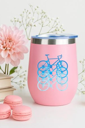 Bicycle Racer Cycling Biker 12oz Tumbler