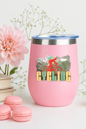 Biker Cycling Moutain 12oz Tumbler
