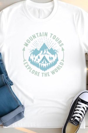 Camper Hiking Brave Bold T Shirt
