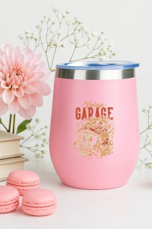 Camper Motorbike Confident Graphic 12oz Tumbler