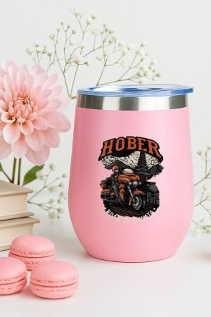 Camper Motorbike Curious Graphic 12oz Tumbler