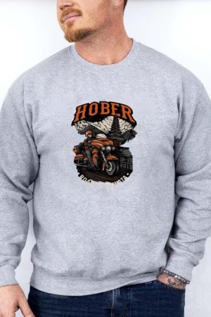 Camper Motorbike Curious Graphic Sweatshirt