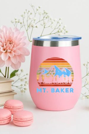 Camping Mt. Baker Hiking Nature 12oz Tumbler