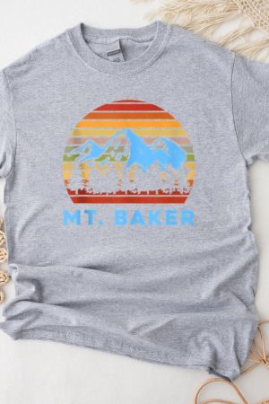 Camping Mt. Baker Hiking Nature T-Shirt