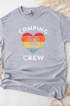 Camping Trip Hiking Crew T-Shirt