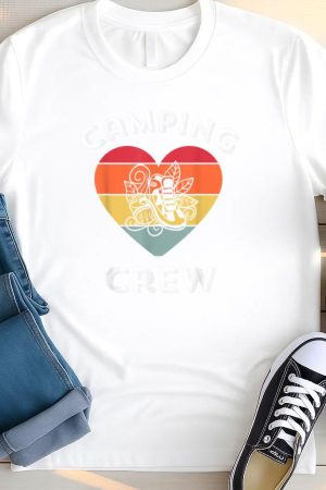 Camping Trip Hiking Crew T Shirt