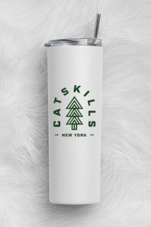 Catskills NY Camping Hiking Skinny Tumbler 20oz
