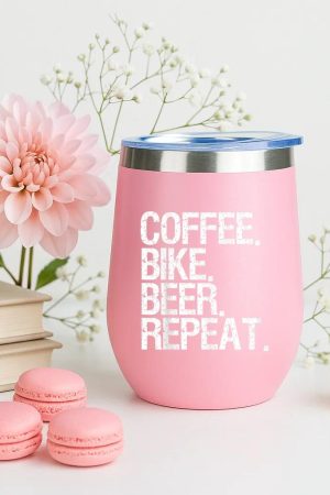 Coffee Bike Beer Repeat Drinking Beer 12oz Tumbler