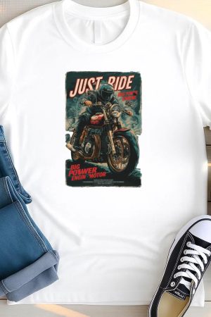 Cruiser Motorbike Focused Edgy T Shirt