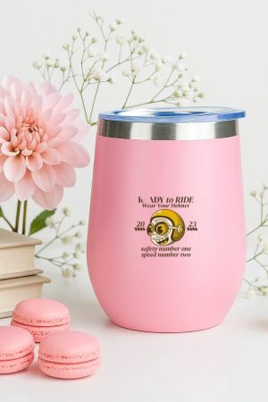 Cruiser Motorbike Happy Edgy 12oz Tumbler