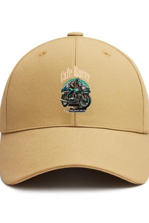 Driver Motorbike Curious Minimal Cotton Baseball Hat