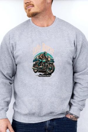 Driver Motorbike Curious Minimal Sweatshirt