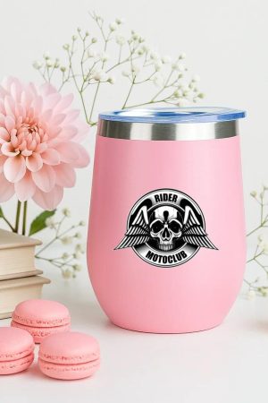 Driver Motorbike Joyful Minimal 12oz Tumbler