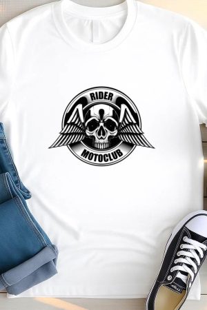 Driver Motorbike Joyful Minimal T Shirt