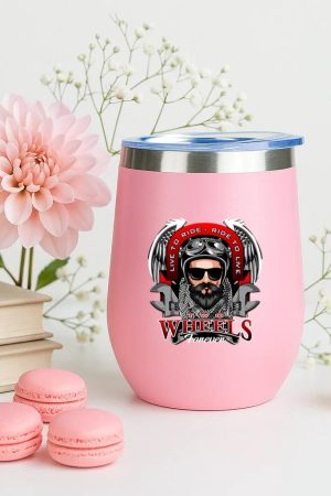 Driver Motorbike Wild Minimal 12oz Tumbler