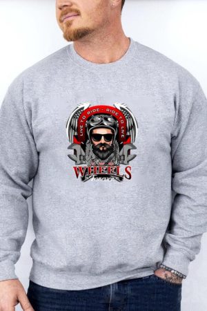 Driver Motorbike Wild Minimal Sweatshirt