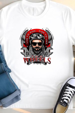 Driver Motorbike Wild Minimal T Shirt