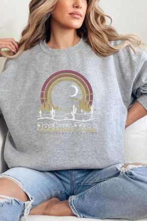 Earth Day Joshua Tree Desert Camping & Hiking Sweatshirt