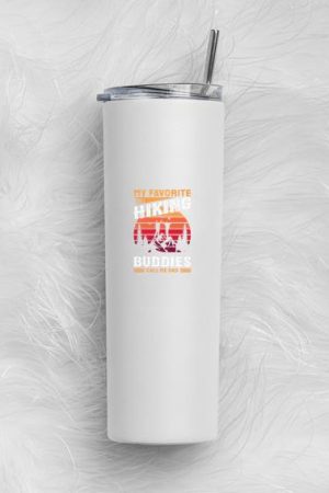 Explorer Hiking Peaceful Modern Skinny Tumbler 20oz