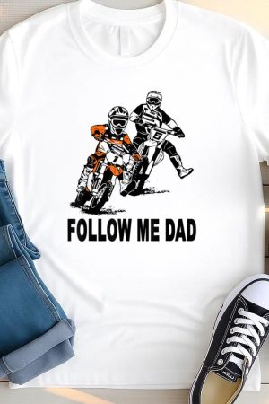 Father And Son Motocross Bike T Shirt