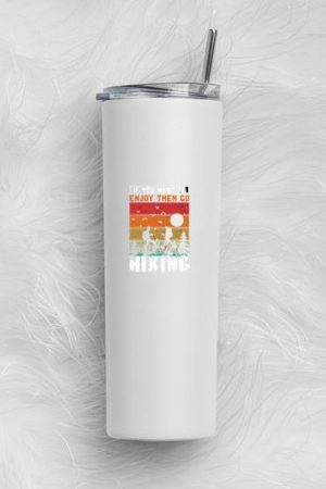 Fisher Hiking Happy Vintage Skinny Tumbler 20oz