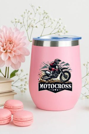 Fisher Motorbike Curious Modern 12oz Tumbler