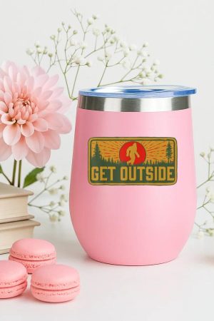 Get Outside Vintage Bigfoot Hiking 12oz Tumbler