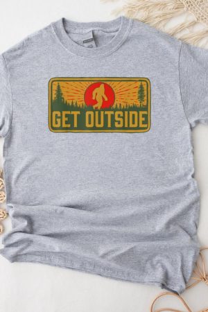 Get Outside Vintage Bigfoot Hiking T-Shirt