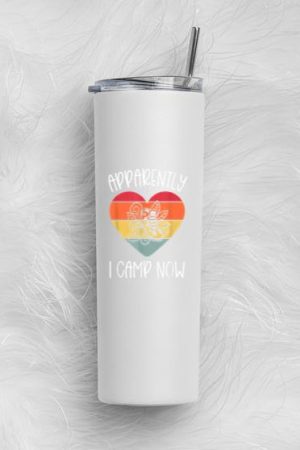 Glamping Gear Camping Stuff Hiking Skinny Tumbler 20oz