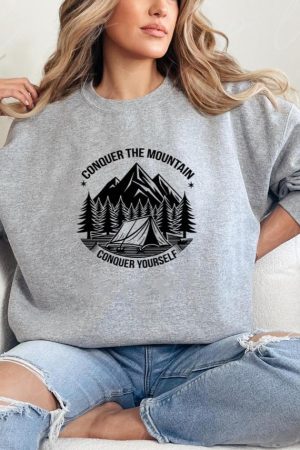 Hiker Hiking Happy Minimal Sweatshirt