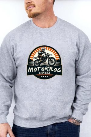 Hiker Motorbike Confident Minimal Sweatshirt