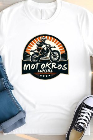 Hiker Motorbike Confident Minimal T Shirt