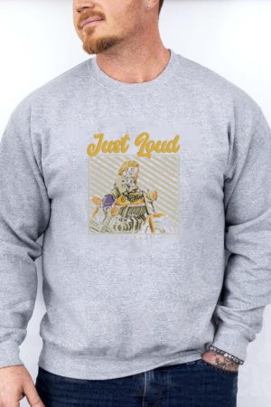 Hiker Motorbike Focused Minimal Sweatshirt