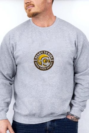 Hiker Motorbike Wild Minimal Sweatshirt
