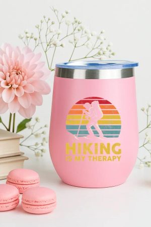 Hiking Is My Therapy 12oz Tumbler