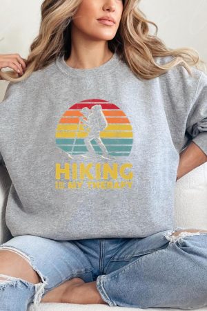 Hiking Is My Therapy Sweatshirt