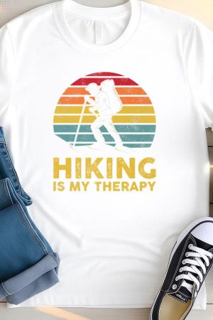 Hiking Is My Therapy T Shirt