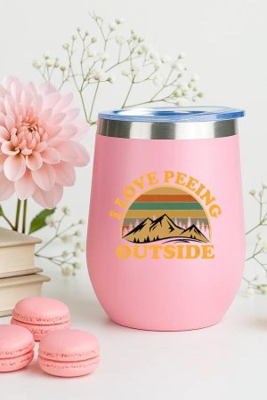 I Love Peeing Outside Camping Hiking 12oz Tumbler