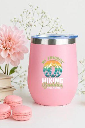 Man Hiking Joyful Artistic 12oz Tumbler