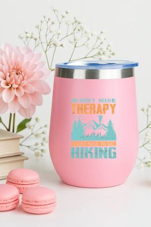 Man Hiking Relaxed Artistic 12oz Tumbler